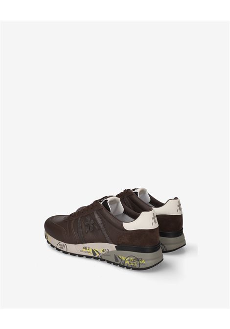 Premiata Lander 8658 Sneaker in Brown Leather Men's PREMIATA |  | LANDER VAR8658